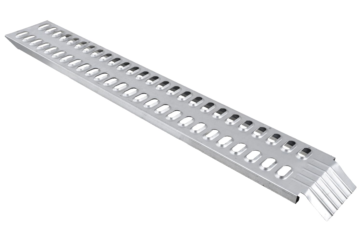 CHORUS Rampa di Carico per Rimorchio 150 cm Portata 120 kg, Pedana Antiscivolo in Acciaio Zincato Spessore 1,5 mm per Caricare Tosaerba, Quad e Scooter su Pianale
