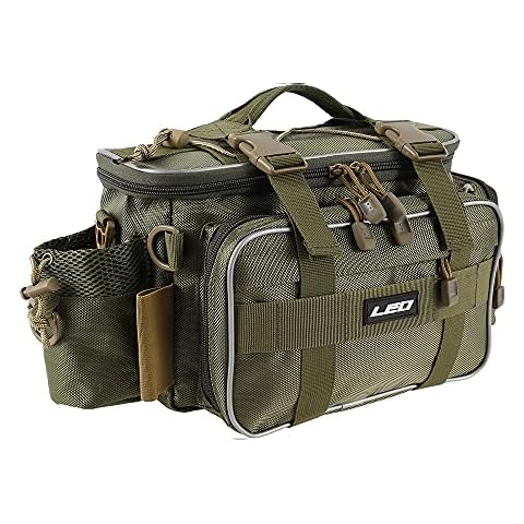 Waterproof Fishing Tackle Bag with Multi-Pockets Cover
