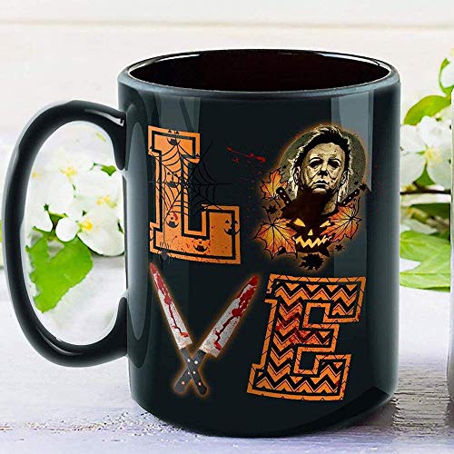 Taza divertida del té del café del amor de Halloween Michael Myers Tazas del horror