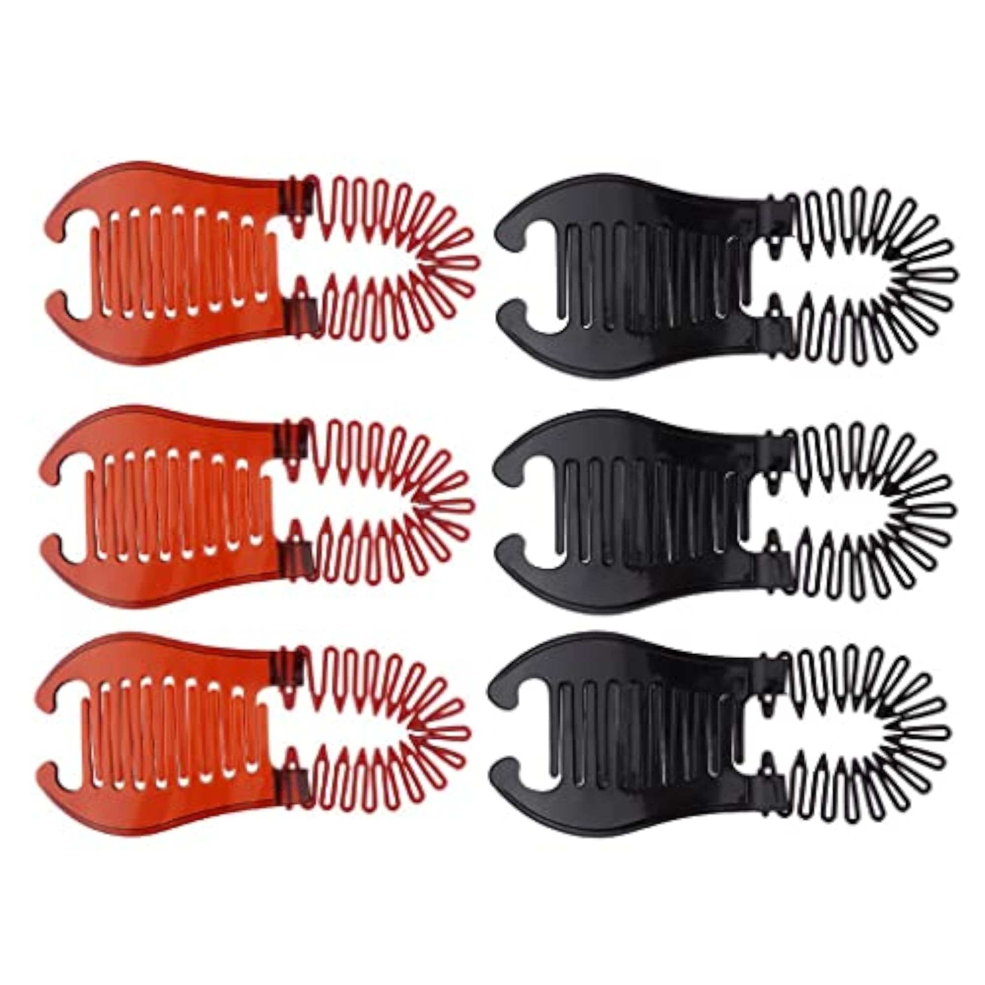 6pcs Updo Hairstyling Clip Bun Donut Twist Accessories