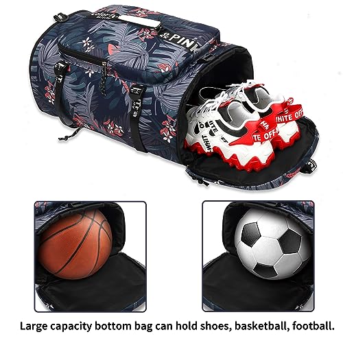 JYColofex Floral Gym Backpack