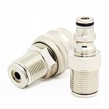 Hydraulik Steckkupplung 70MPa M22x1.5 Nickelbeschichtete Hydraulikkupplung M22x1.5 Hochdruck Hydraulik für schnellkupplung für Hebeböcke und Bagger Hochdruck Kupplung 70MPa Feingewinde M22x1.5