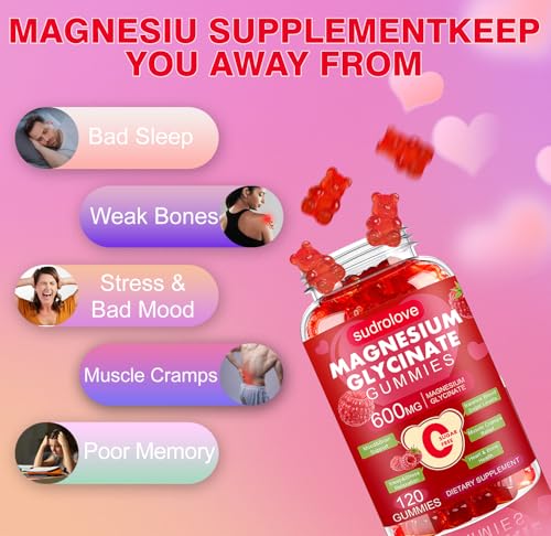 Sudrolove Magnesium Glycinate Gummies