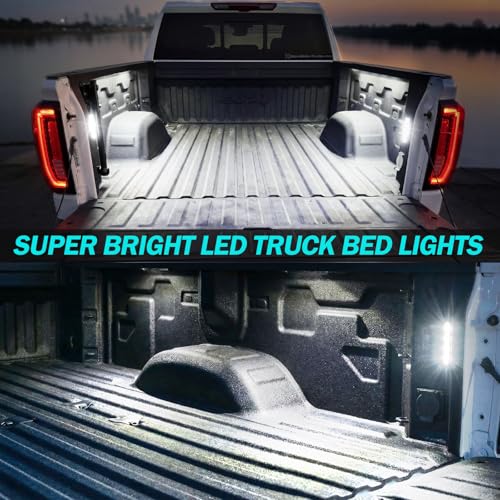 Lámparas LED para caja con 2 unidades, blanca, compatible Silverado 2019-2026 miniatura 7