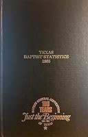 Texas Baptist Statistics 1895 B002D88UOU Book Cover