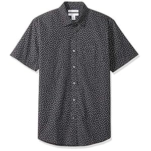 Amazon Essentials Regular-fit Short-sleeve Print Shirt heren Shirt