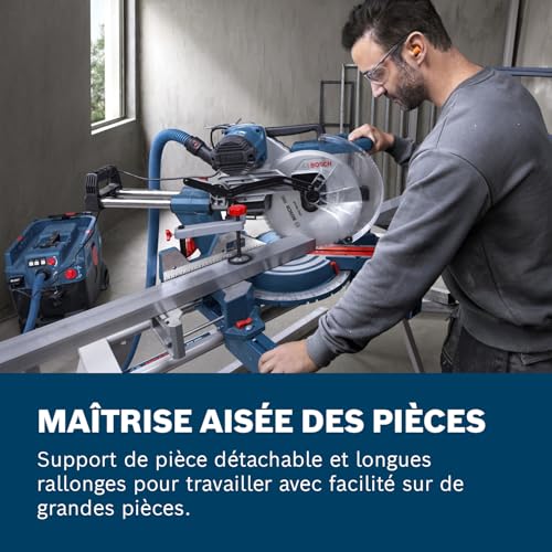Scie à onglet coulissante GCM 340 305 D Professional BOSCH 0601B60000 - vue 7
