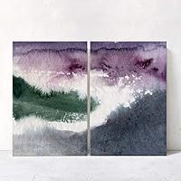 2 Panel Canvas Wall Art Landscape Canvas Prints Home Artwork Decoration for Living Room,Bedroom - 16