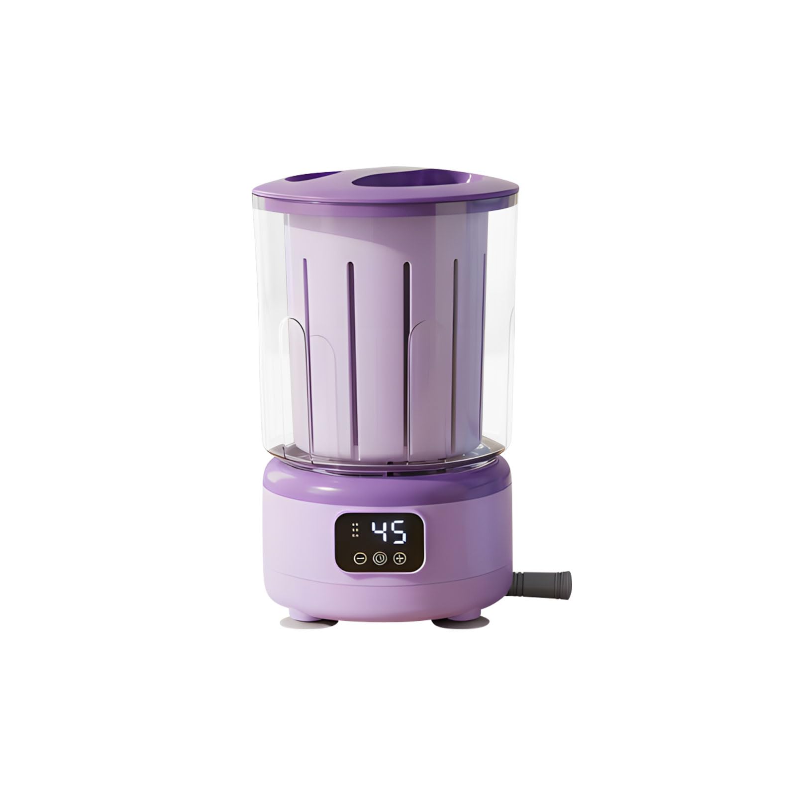 CUNZJIA 2.5L Travel Washer Rechargeable 1500mah Washer Underwear Cleaner for Underwear Camping Apartment Space Saving