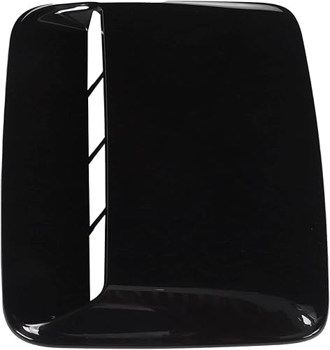 Rejilla de entrada de aire del capó, cubierta universal para reacondicionamiento de reemplazo de modificación de automóvil (negro brillante)