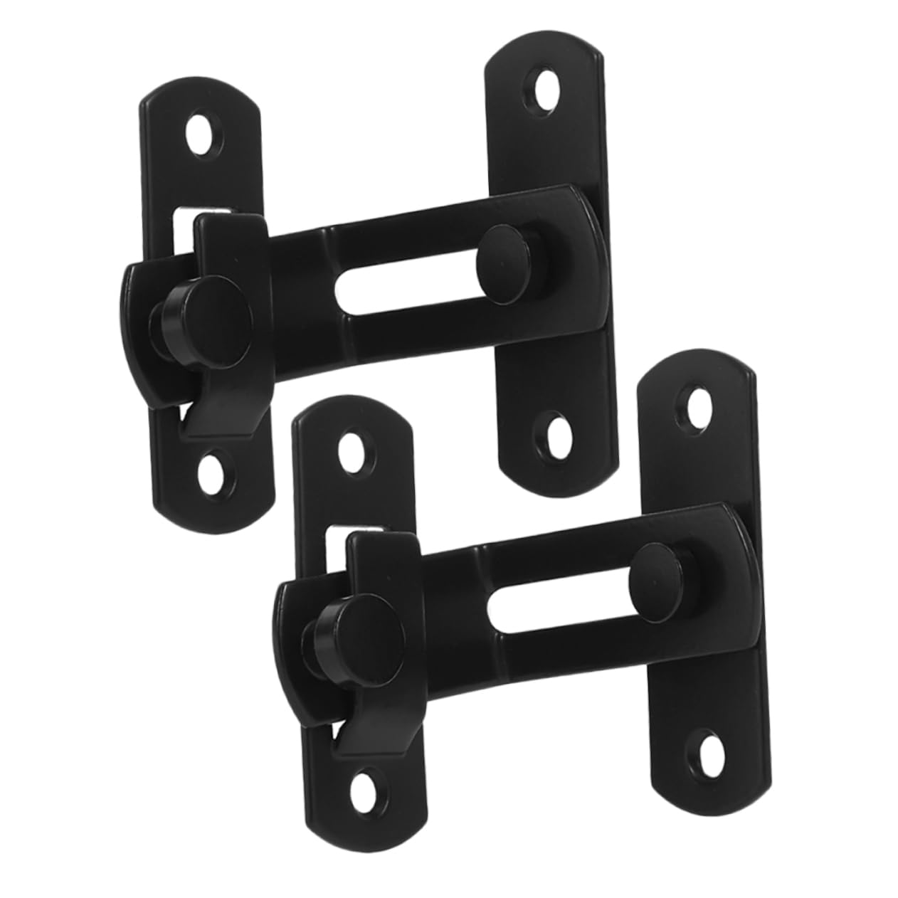 FUNOMOCYA Sliding Barn Door Lock Latch Lock for Barn Door Sturdy Carbon Steel Wear-Resistant Easy Install Secure Cabinet Lock