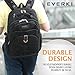 EVERKI 32L Atlas Business Laptop Backpack - Women's or Men's Backpack for Work with Adjustable Compartment - Travel Friendly Office Back Pack Laptop Bag, Business Computer Back Pack (EKP121), Black
