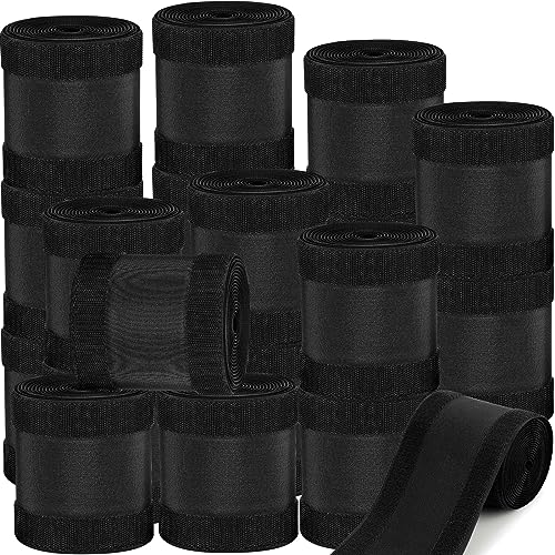 WILLBOND Cable Grip Floor Cable Cover Cords Cable Protector Cable Management Only for Commercial Office Carpet (Black,196.85 ft)