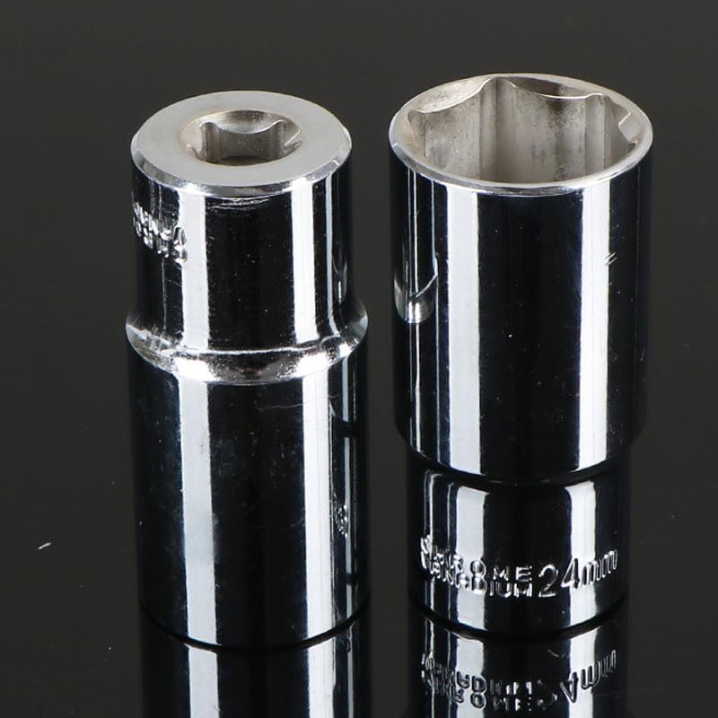 1 個 3/8 "ドライブ六角キーソケットレンチメトリック 6 点ソケットセットラチェットレンチ自動車修理ハンドツールナット