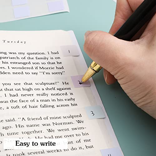 Image of 480 Pcs Sticky Index Tabs, Colored Book Sticky Tabs for Notebooks, Repositionable Page Tabs for Notebooks File Classification,12 Colors (0.5x1inch)
