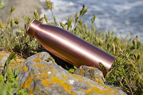 Copper Water Bottle - Kosdeg - 24Oz - A Handcrafted Leak Proof Ayurvedic Pure Copper Vessel For Drinking- Drink More Water, Lower Your Sugar Intake And Enjoy The Health Benefits Immediately… #TOP3