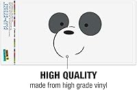 Vista 3 de We Bare Bears Panda Automotive Car Window Locker - Adhesivo para parachoques