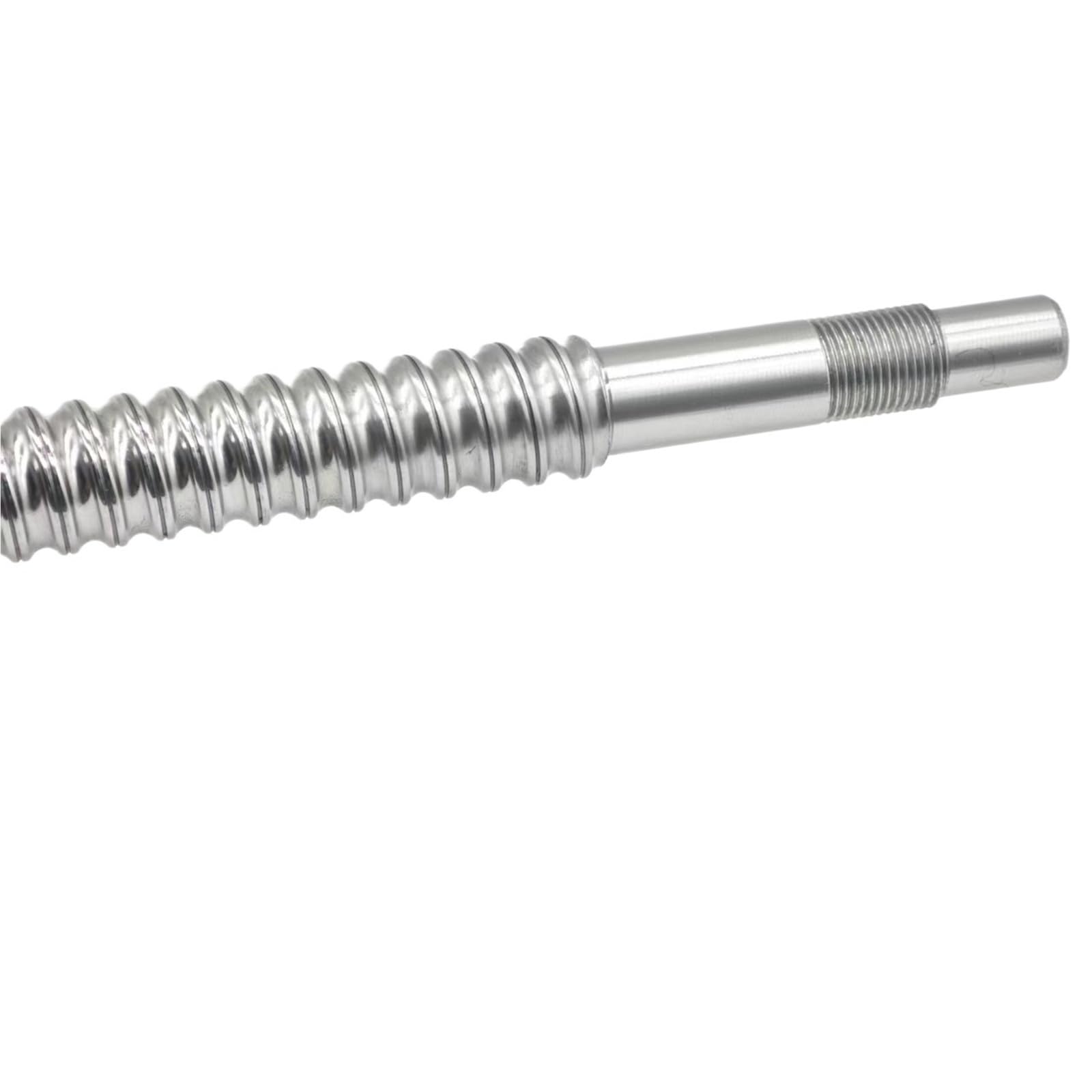 GTPBAO C7 SFU1605 walcowana śruba kulowa z nakrętką BK12 BFw12, obrabiany koniec, średnica 16 mm, skok 5mm, gwint prawy, ruch liniowy (600 MM)