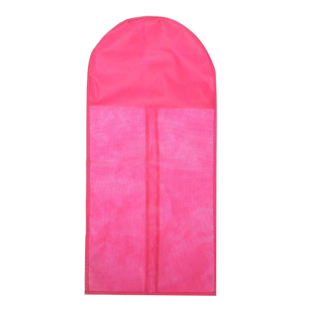 Hair Extension Holder, Dustproof Zip Closure Design Wig Hanger for Storing Clothes Scarf for Human Hair Extensions(Without clothes hanger)