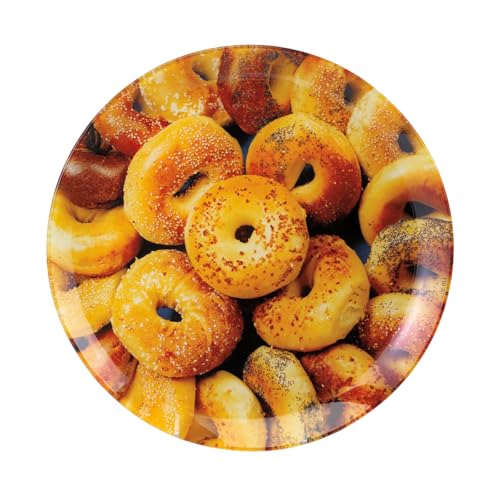 Rite Lite Glass Bagel Plate 11.25" - Stylish & Modern