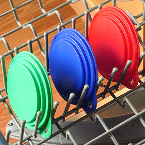 Keep Your Dog and Cat Food Fresh - Pet Food Can Cover Lids - Made in USA, Sold by Vets - Fits Small, Medium and Large Cans - BPA-Free - Image 5