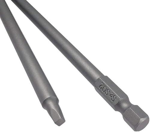 Miniatura 7 de Wolfride Juego de brocas de cabeza cuadrada #2 de 14 pulgadas, vástago magnético de 14 pulgadas, longitud de 5.9 pulgadas