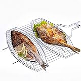 [Abschließbarer Rost] Durch den abschließbaren Grillrost werden die Lebensmittel an Ort und Stelle fixiert. Intensive Gitterlücken sorgen für gleichmäßige Wärmeverteilung und verhindern das Herunterfallen von Lebensmitteln.