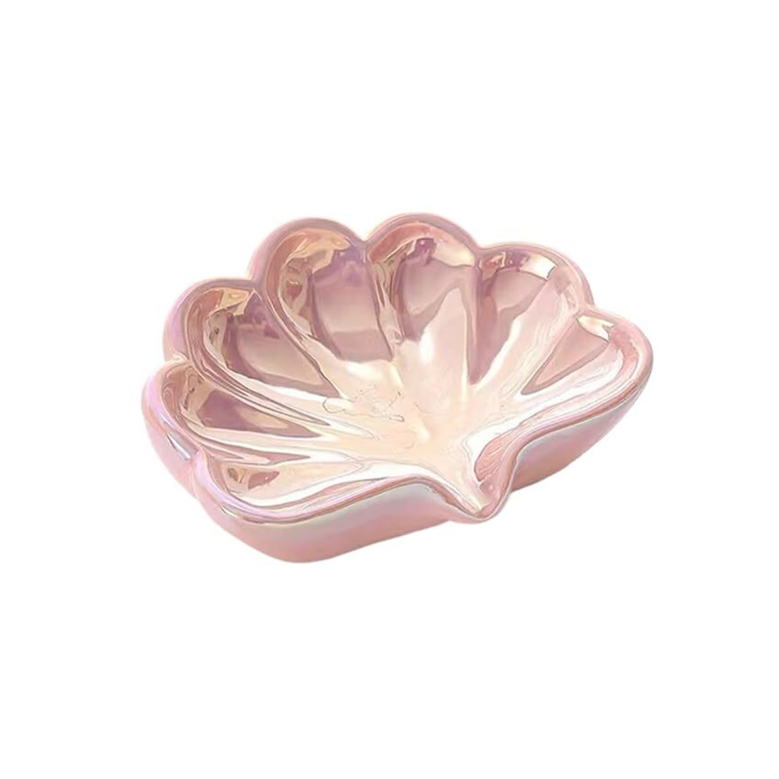 Qyleee Pink Holder For Shower Dish Bathroom Drain Soap Bar Holder Ceramic Box Tray Elegance Stand For Kitchen(Pink)