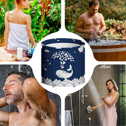 Bañera de baño de hielo familiar para recuperación en terrazas y baños 5