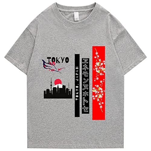 T-shirt japonais vintage Tokyo grande taille pour homme : finissez-en avec les hauts trop serrés