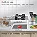 Tempered Glass Gas Cooktop, 12 In Gas Stove Top Gas Cooktop 2 Burners, 120V Built-in Gas Hob Suitable For Dual Fuel LPG/NG, Thermocouple Protection-IsEasy
