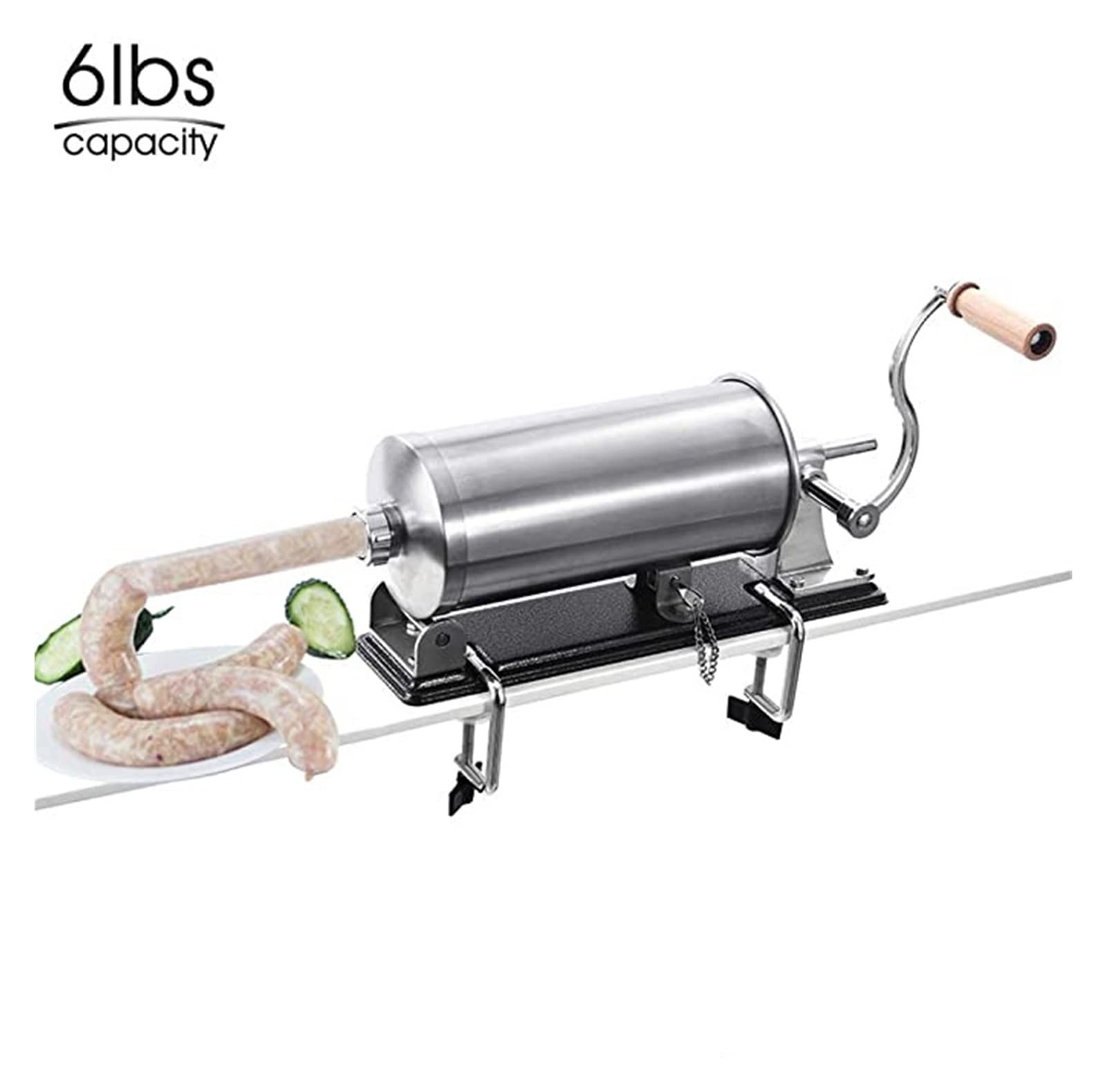 Ripieno di Salsicce 6. Libbre / 3 kg Salsiccia in Acciaio Inossidabile Carne Stuffer Stuffer Borsa di Salsiccia Borsa in casa Cucina casalinga Carne Salsiccia