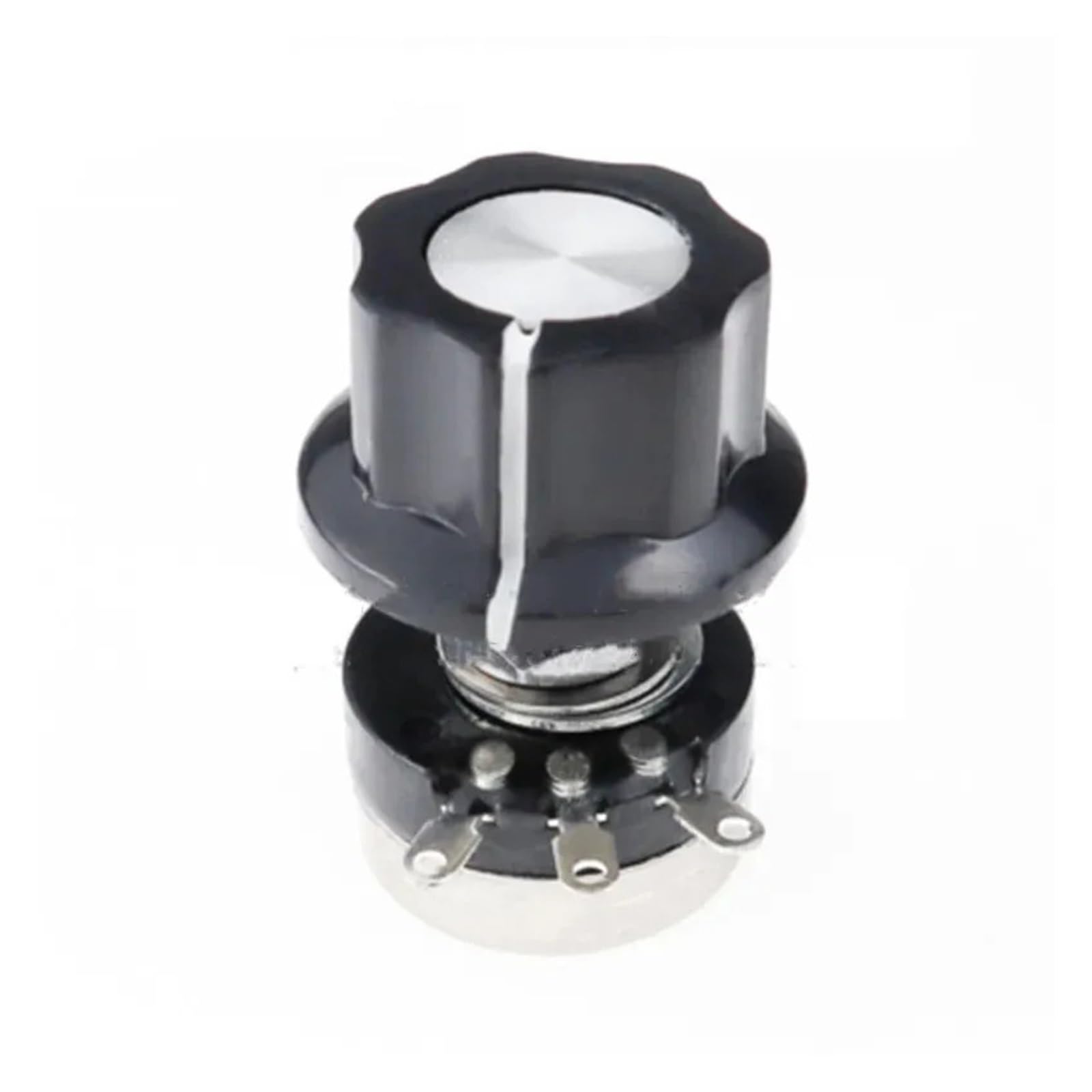 1pcs Small carbon film potentiometer with knob RV16YN15S B102 B202 B502 B103 1K 2K 5K 10K 50K 100K AUOQKQUT(100K Ohm)