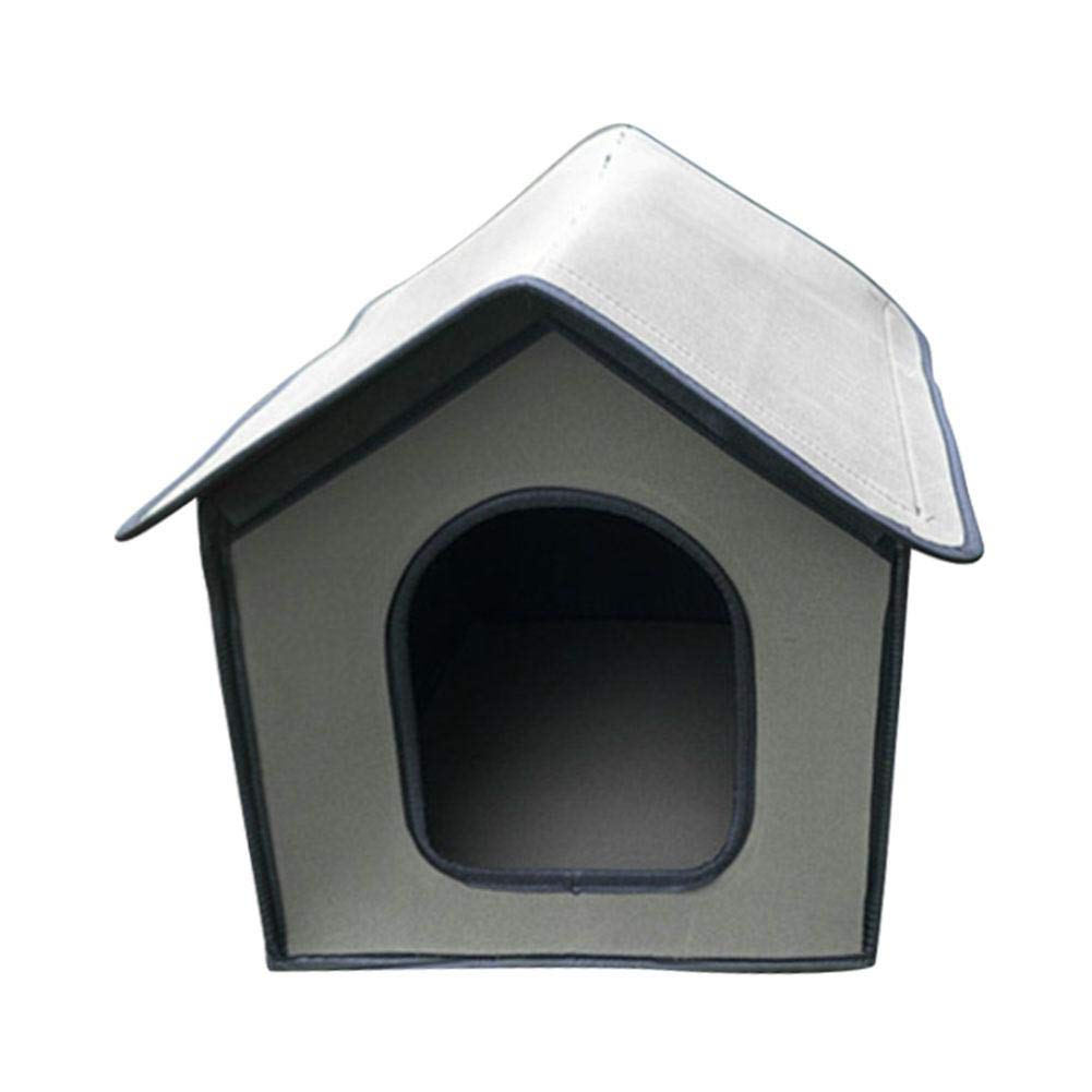 Cat/Puppy/Rabbit/Guinea Pig Wooden Hide House,Outdoor Pet House Waterproof and Weatherproof Cat House Foldable Pet Shelter