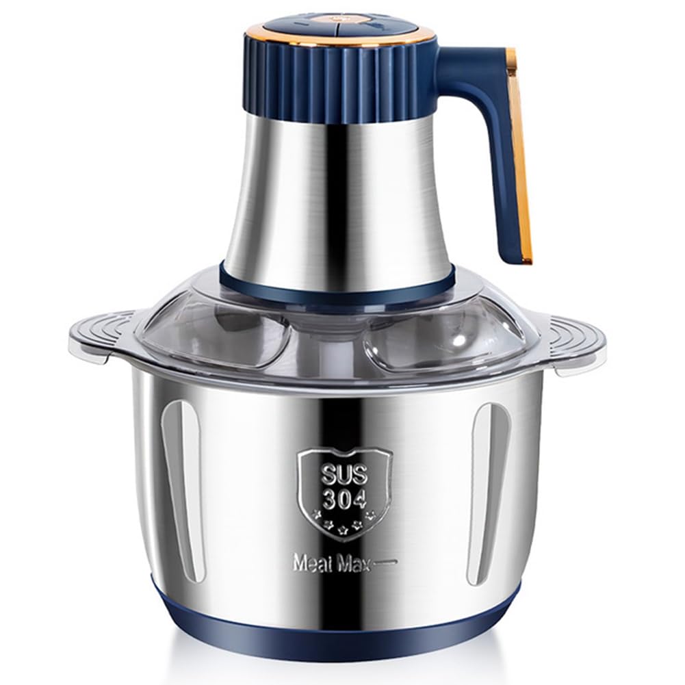 BTuregsau Electric Meat Grinder 5L Food Crusher Multifunction Vegetable Fruit Food Processor Chopper Kitchen Machine US Plug