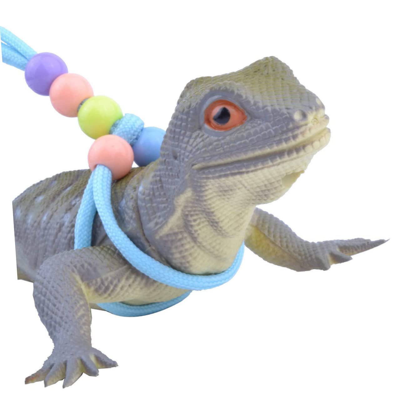 SUPVOX Small Pet Traction Rope Lizard Leash for Outdoor Reptile Harness Durable Polyester Bright Design Random Color
