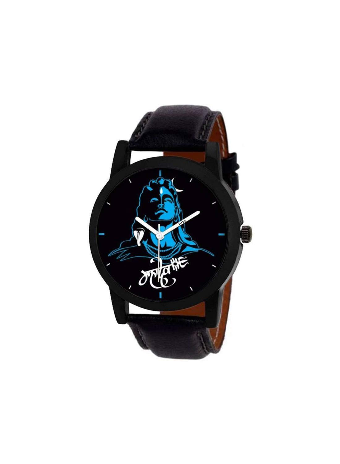 HORCHIS Mens Black Blue, Leather Watch (B08BG2FQ65) Amazon Price History, Amazon Price Tracker