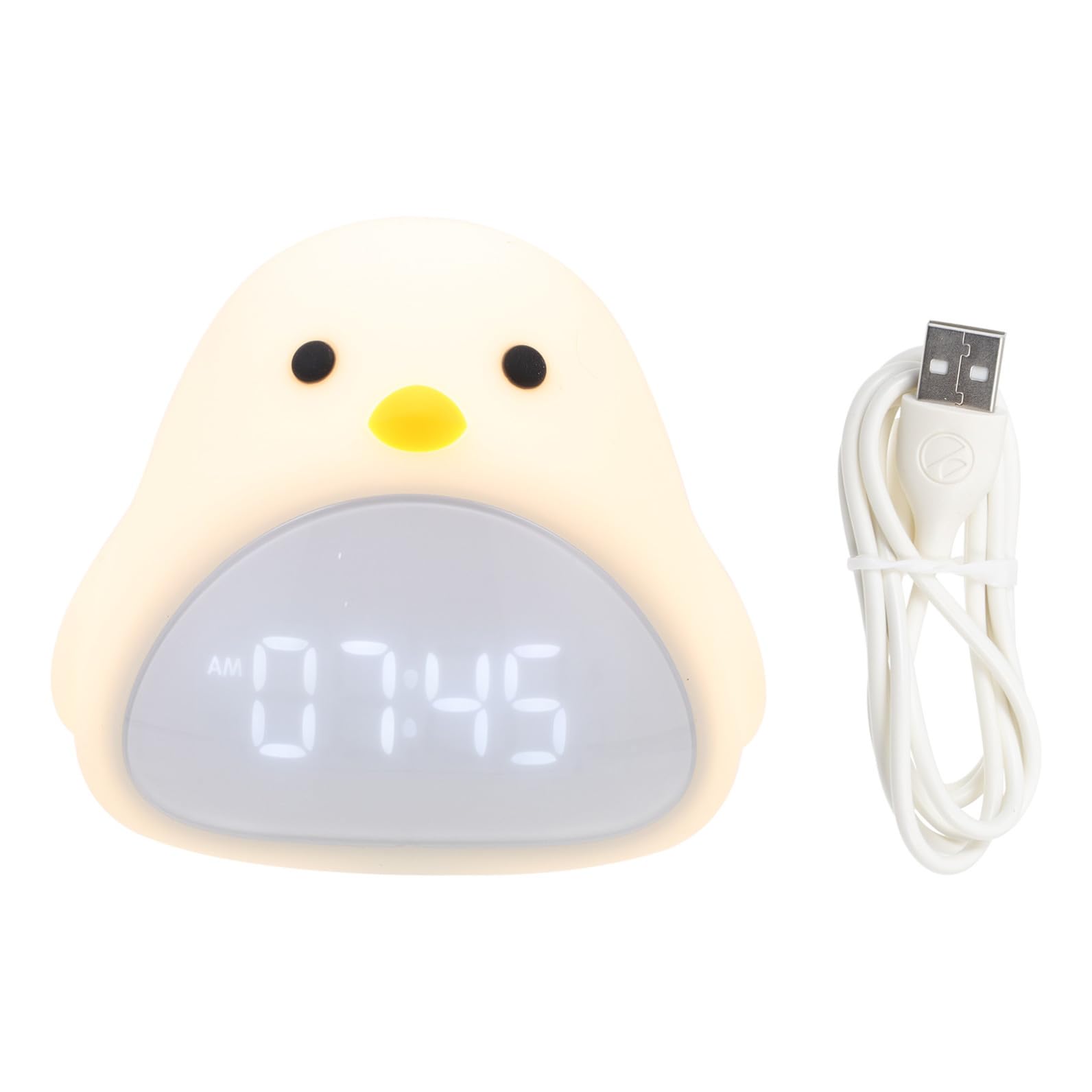 ULTECHNOVO Kinderwecker Nachtlicht Weiß 1200mah 3, 7v Abs für Schlafzimmer
