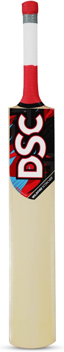 Dsc Wildfire Scorcher Kashmir Willow Cricket Bat (Size: Short Handle, Ball_ Type : Tennis Ball, Playing Style : All-Round)