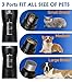Petsaunter Dog Nail Grinder, 2-Speed and LED Light, Touch-Switch, TypeC, Quiet and Low-Vibration Dog Nail Trimmers, and 3 Ports for Large Dogs, Medium, Small Dogs Cats Pets with Hard or Thick Nail