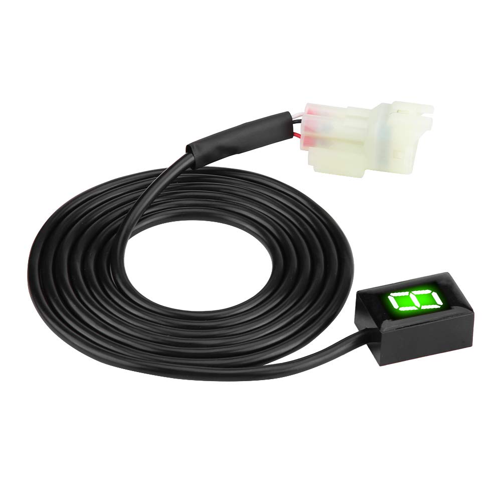 Indicatore di marcia,display della marcia, Moto CampHiking Mount Mount Sensori digitali a 6 velocità Indicatore Marcia Cambio LED ECU Leva Monitor Monitor