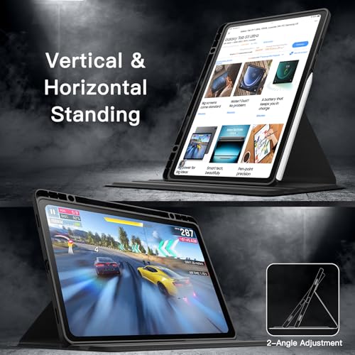 Image of JETech 360 Rotating Case for Samsung Galaxy Tab S11, Black