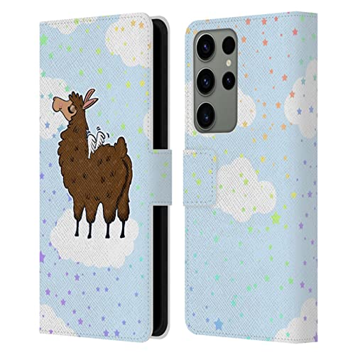 Étui portefeuille Galaxy S23 Ultra Head Case Designs motif lamas