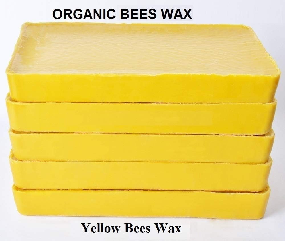 SK ORGANIC NPOP Certified 100% Pure Unrefined Yellow Beeswax Raw Organic Blocks for Health and Beauty Purpose 2026