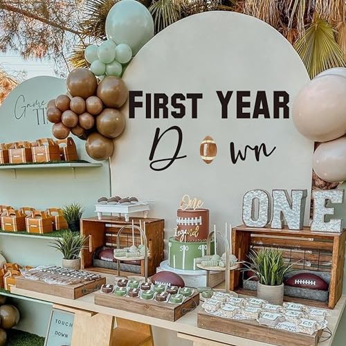 Decoración Vinilo Cumpleaños Primer Año Tema Fútbol