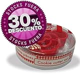 Diseño infantil y juvenil Copywrite Cortador para Hacer Galletas Mickey Mouse, Varios Materiales, Rojo, 9x9x3 cm