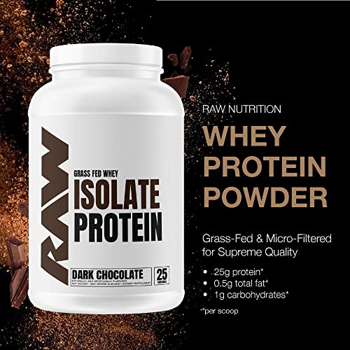 Raw 2234938 Whey Isolate Protein Powder, Dark Chocolate thumb #1