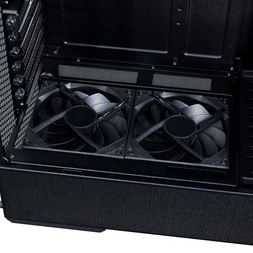 Image of Lian Li LANCOOL 207 Digital ATX Computer Case w /Integrated LCD Screen, Mesh-Centric Panels Mid-Tower PC Case w / 2 x 140x40x30mm PWM Fans, 2 x 140mm Fans Pre-Installed, Side or Rear-Mount PSU