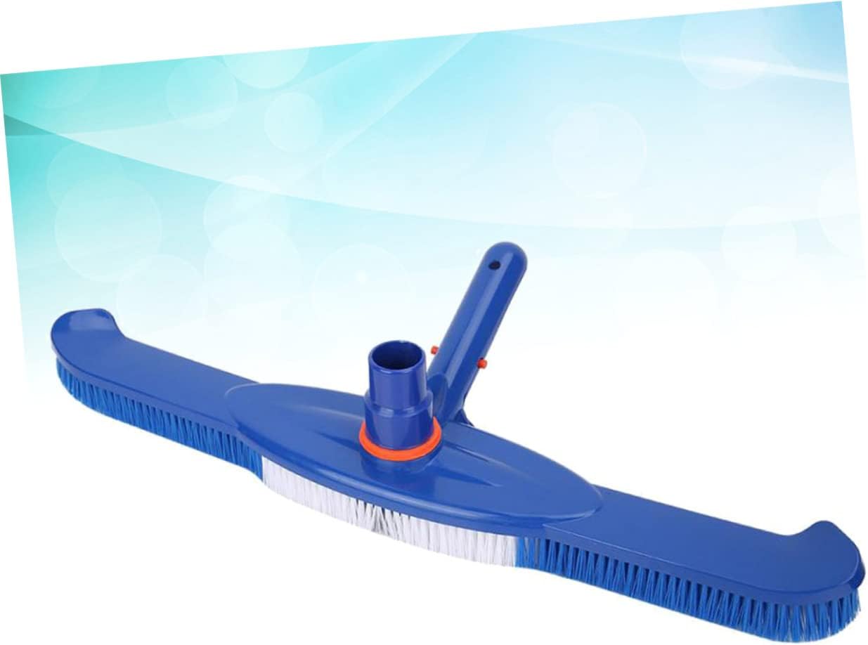 1pc Heavy Duty Swimming Pool Brush Plastic Bristles for Cleaning Walls and Floors Versatile for Indoor and Outdoor Use for Patios and Decks
