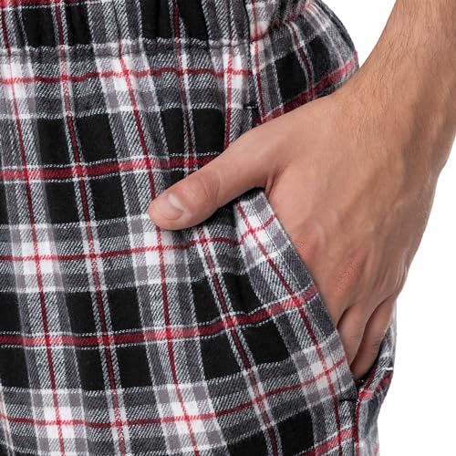 Image of Fruit of the Loom Men's Soft Flannel Pajama Lounge Sleep Pant